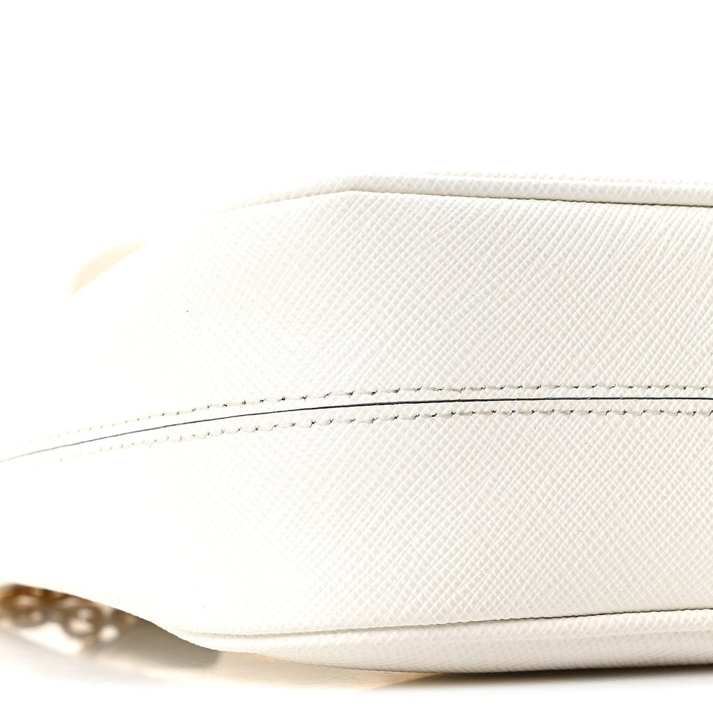 Prada Saffiano Re-Edition 2005 Shoulder Bag White