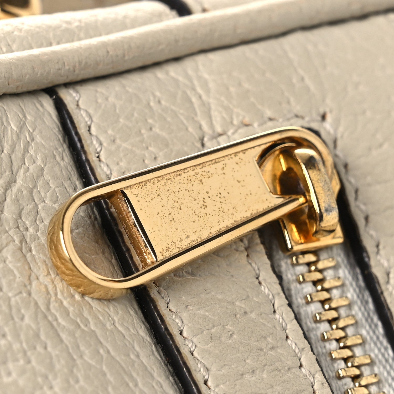 Gucci Textured Dollar Calfskin Web Mini Ophidia Shoulder Bag Mystic White