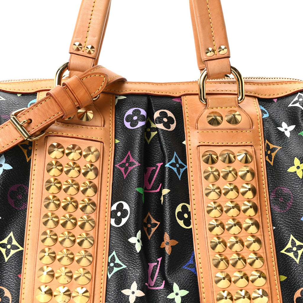 Louis Vuitton Monogram Multicolor Courtney MM Black