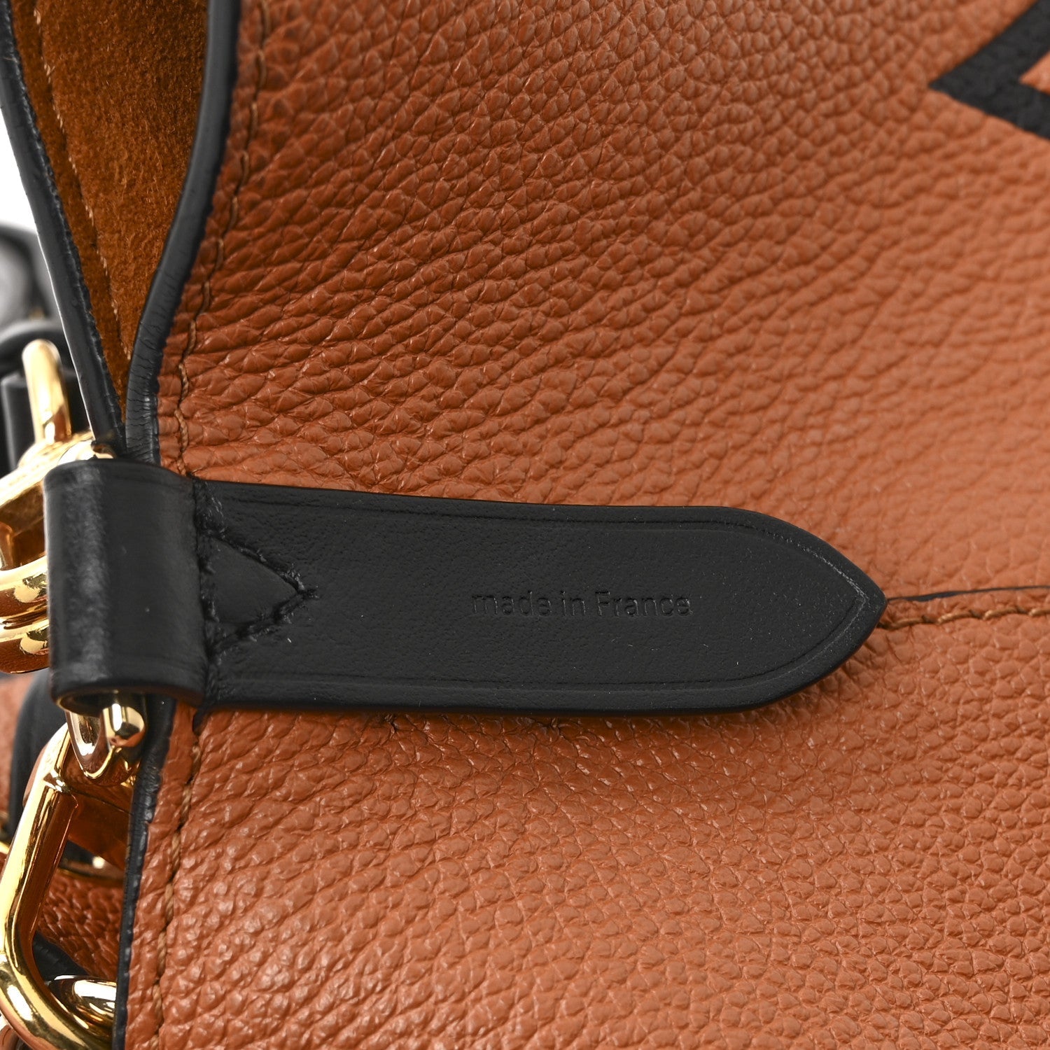 Louis Vuitton Empreinte Monogram Giant Crafty Neonoe MM Caramel Black