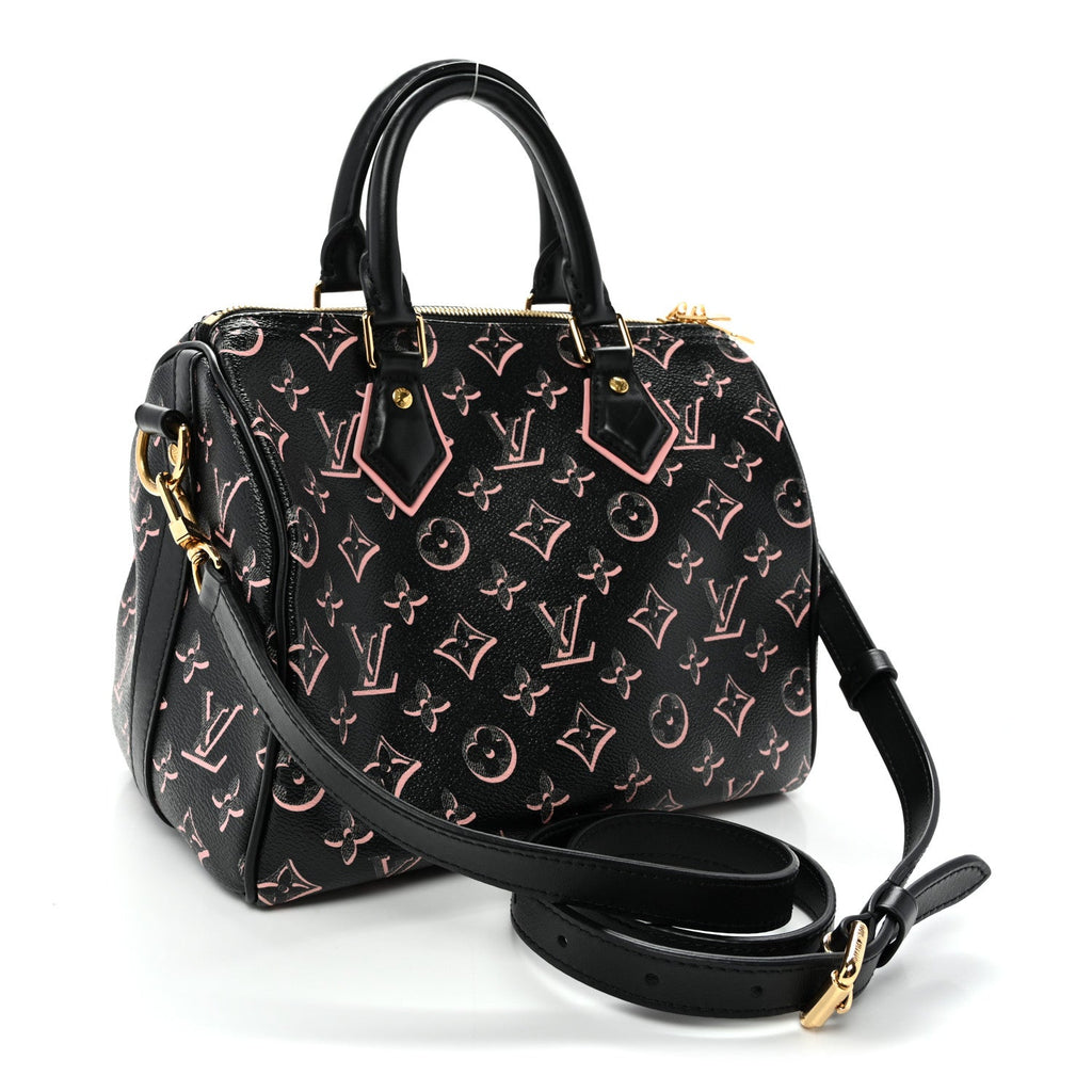 Louis Vuitton Monogram Fall for You Speedy Bandouliere 25 Black