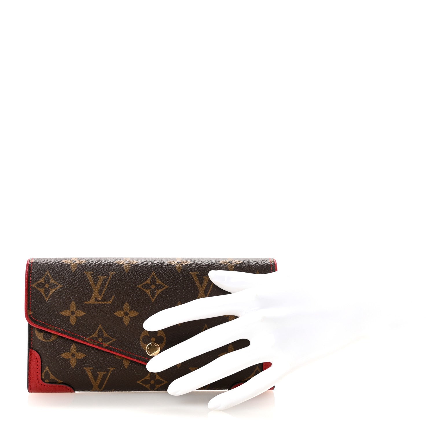 Louis Vuitton Monogram Sarah Retiro Wallet Cherry