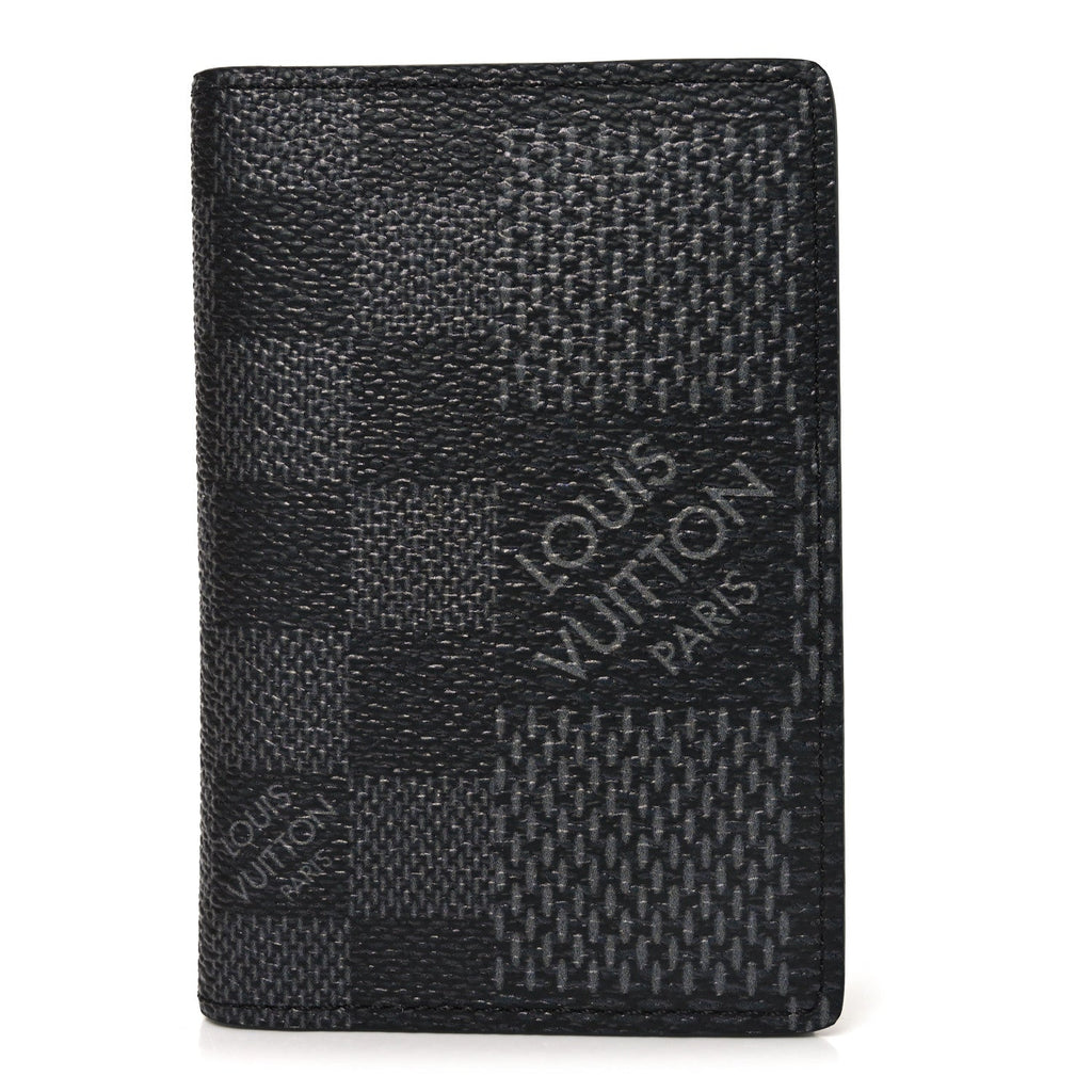 Louis Vuitton Damier Graphite 3D Pocket Organizer Black Grey