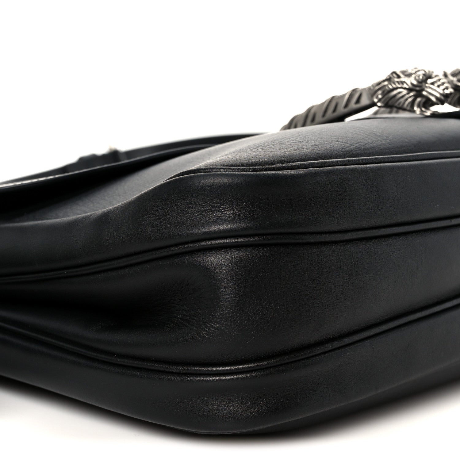 Gucci Calfskin Dionysus Messenger Bag Black