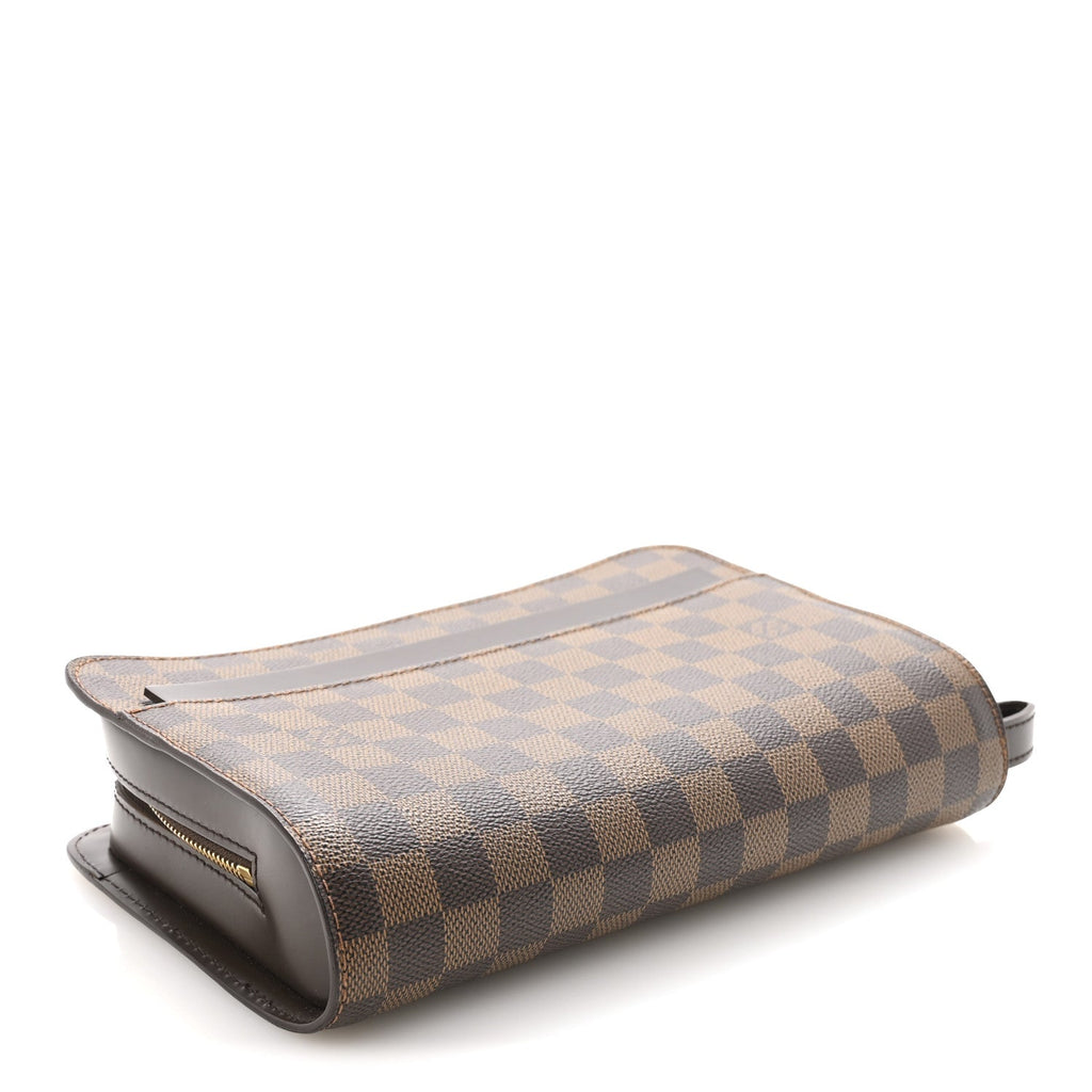 Louis Vuitton Damier Ebene Pochette Saint Louis Clutch