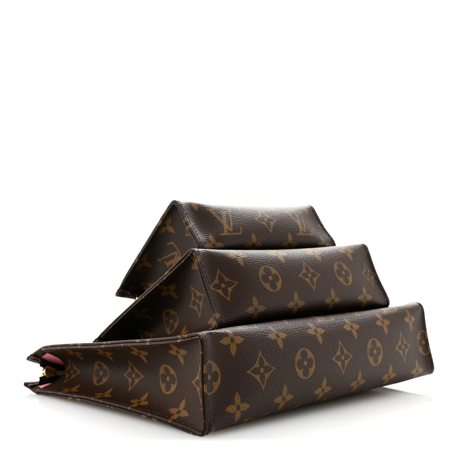 Louis Vuitton Monogram Trio Toilet Pouch Set