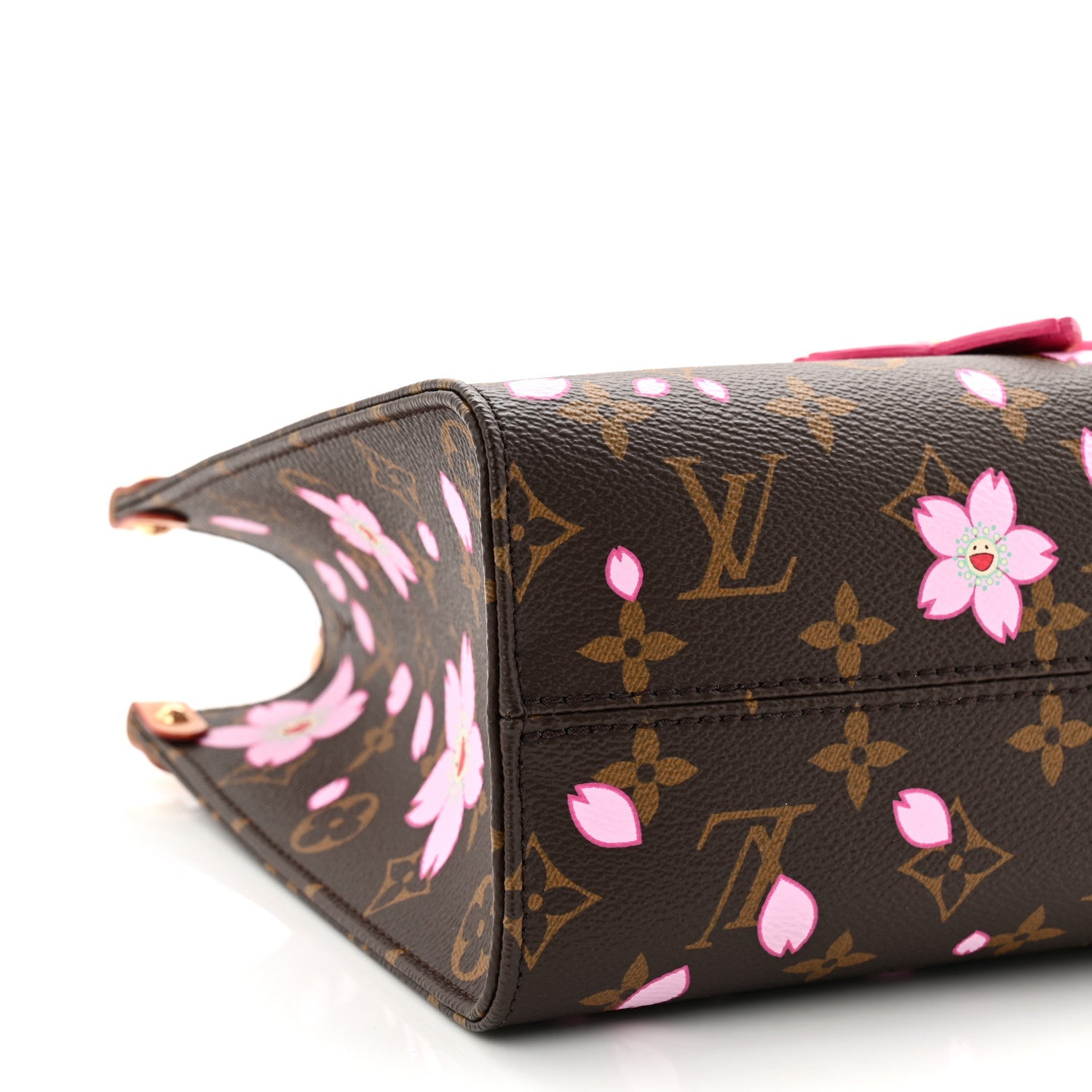 Louis Vuitton LV X TM Monogram Cherry Blossom Onthego PM Sakura Brown
