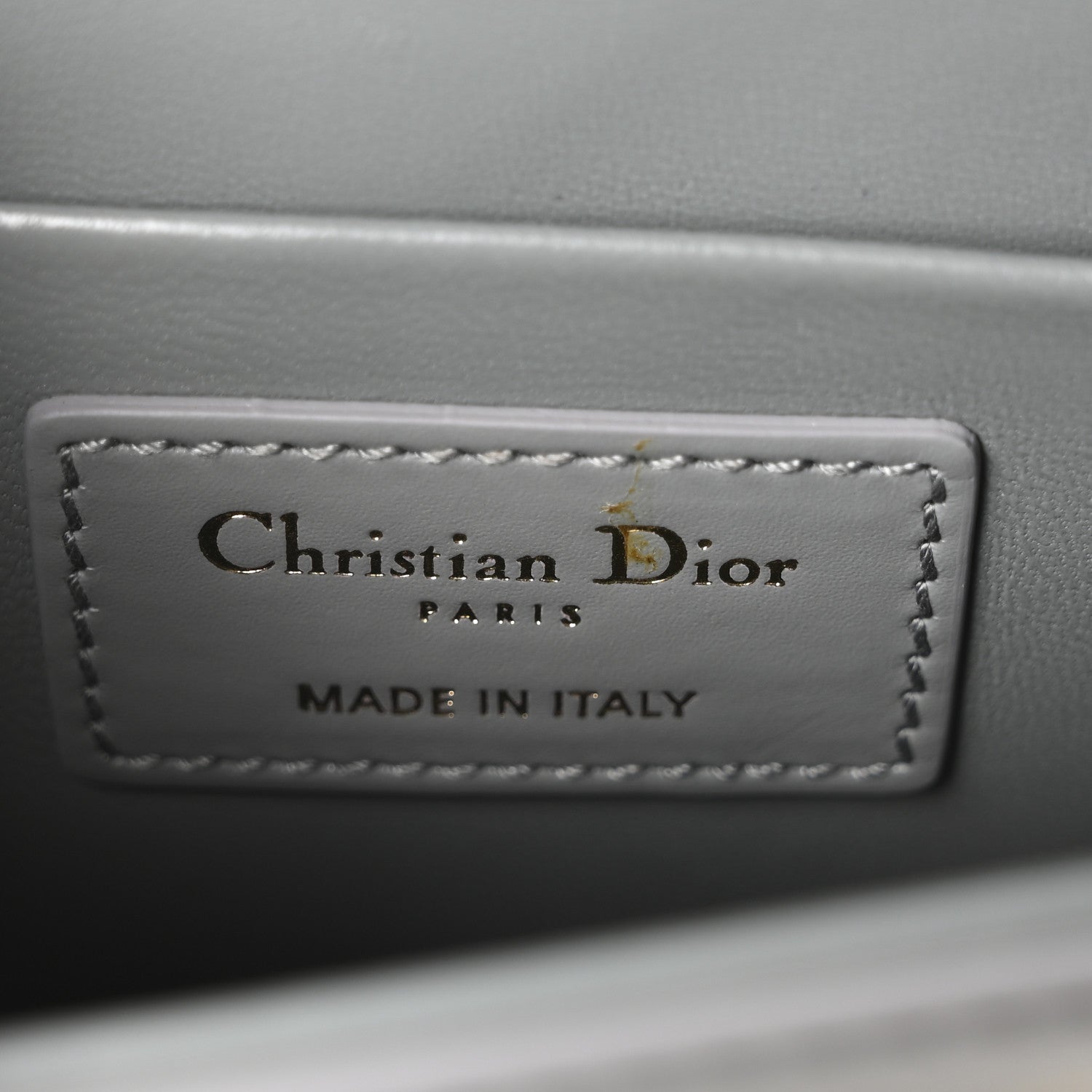 Christian Dior Box Calfskin 30 Montaigne Box Bag Gray