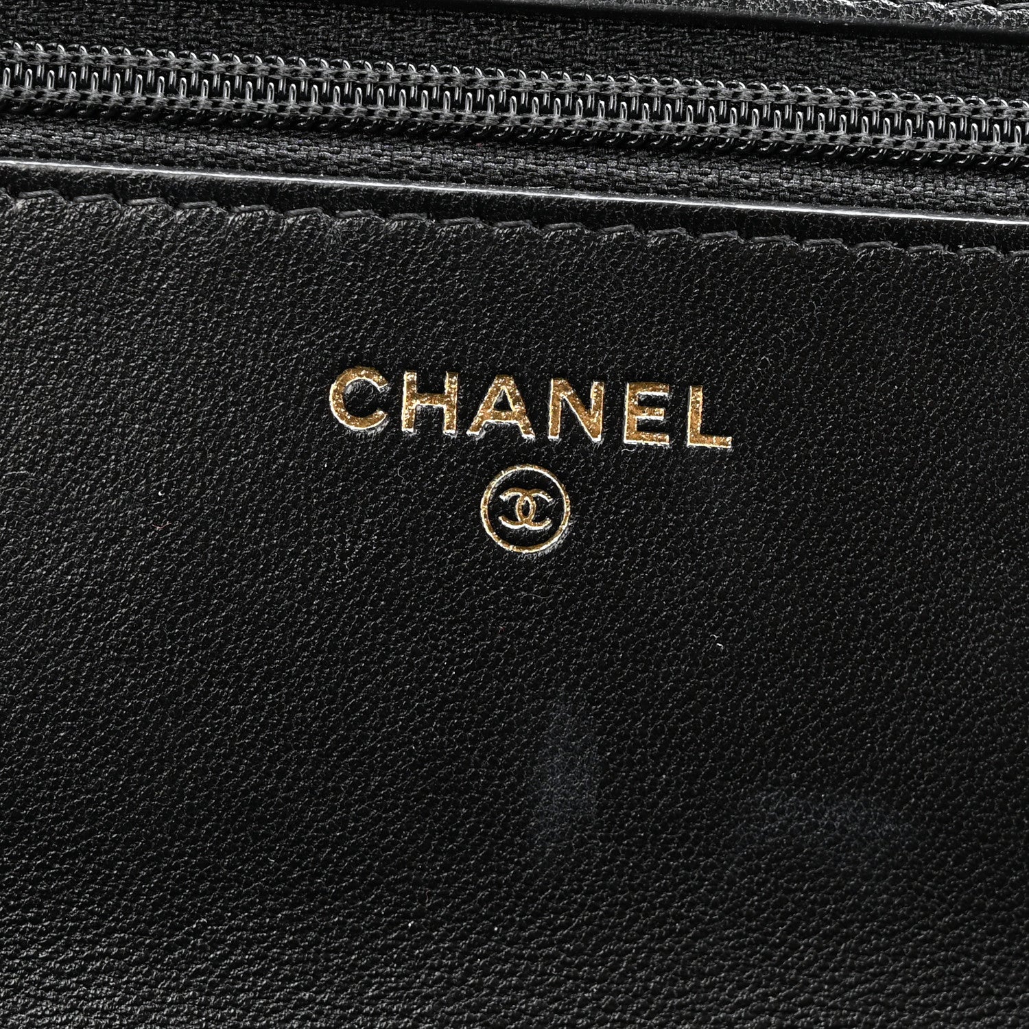 Chanel Lambskin Quilted Chanel 19 Wallet On Chain WOC Black