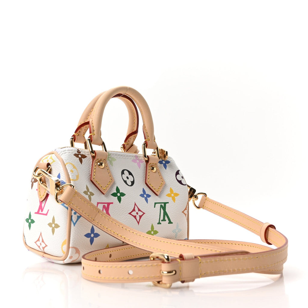 Louis Vuitton LV X TM Monogram Multicolor Nano Speedy White