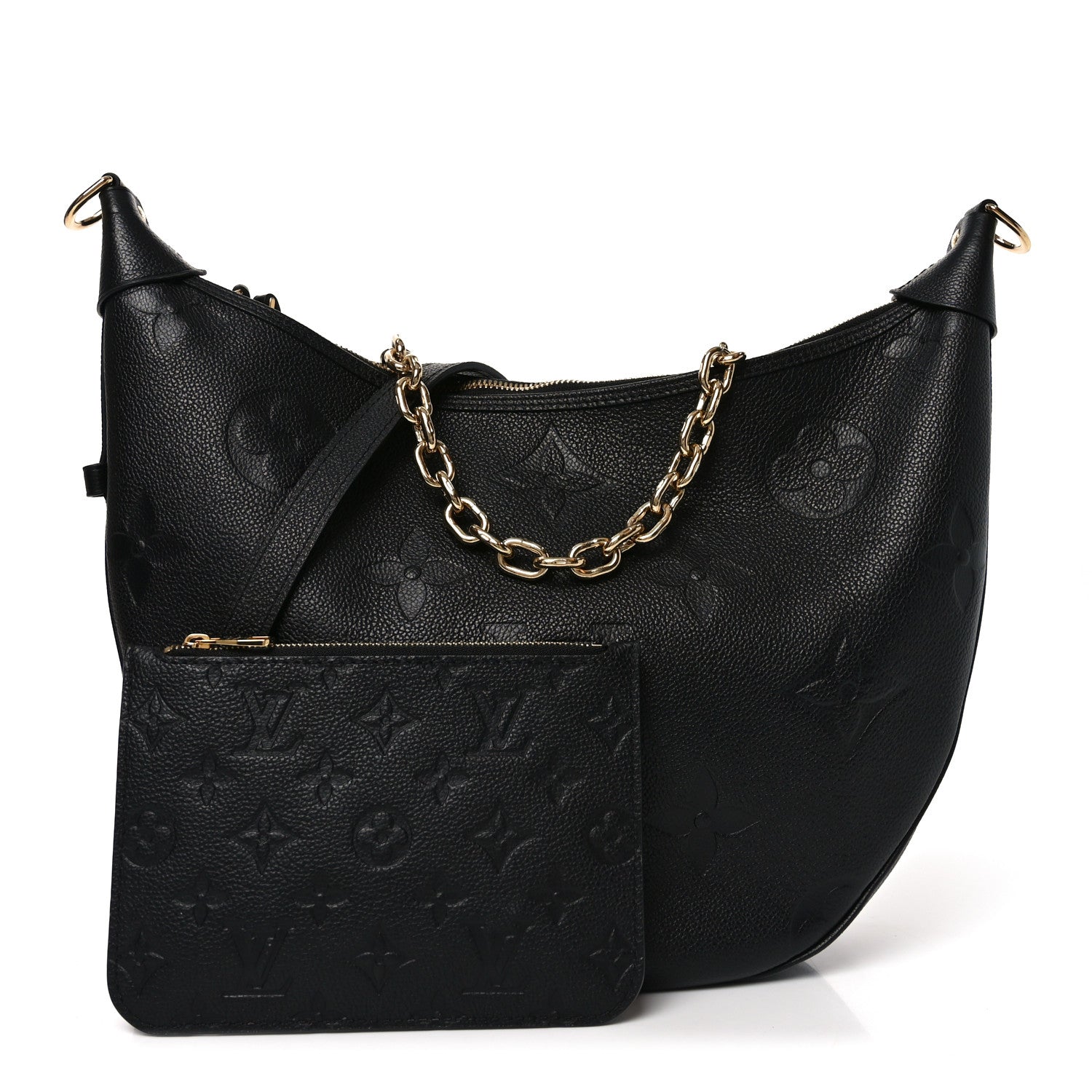 Louis Vuitton Empreinte Monogram Giant Loop Hobo Black