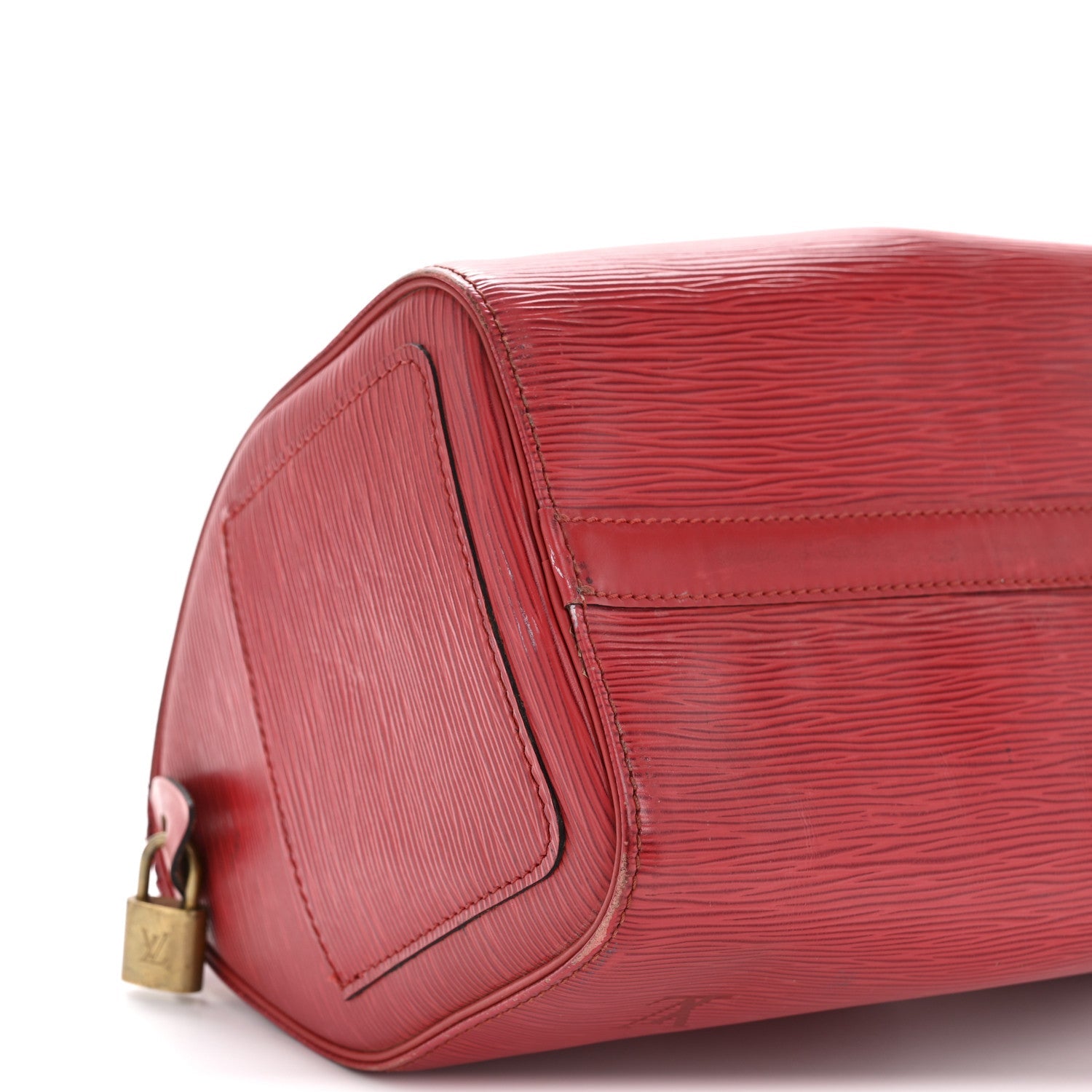 Louis Vuitton Epi Speedy 25 Castillan Red