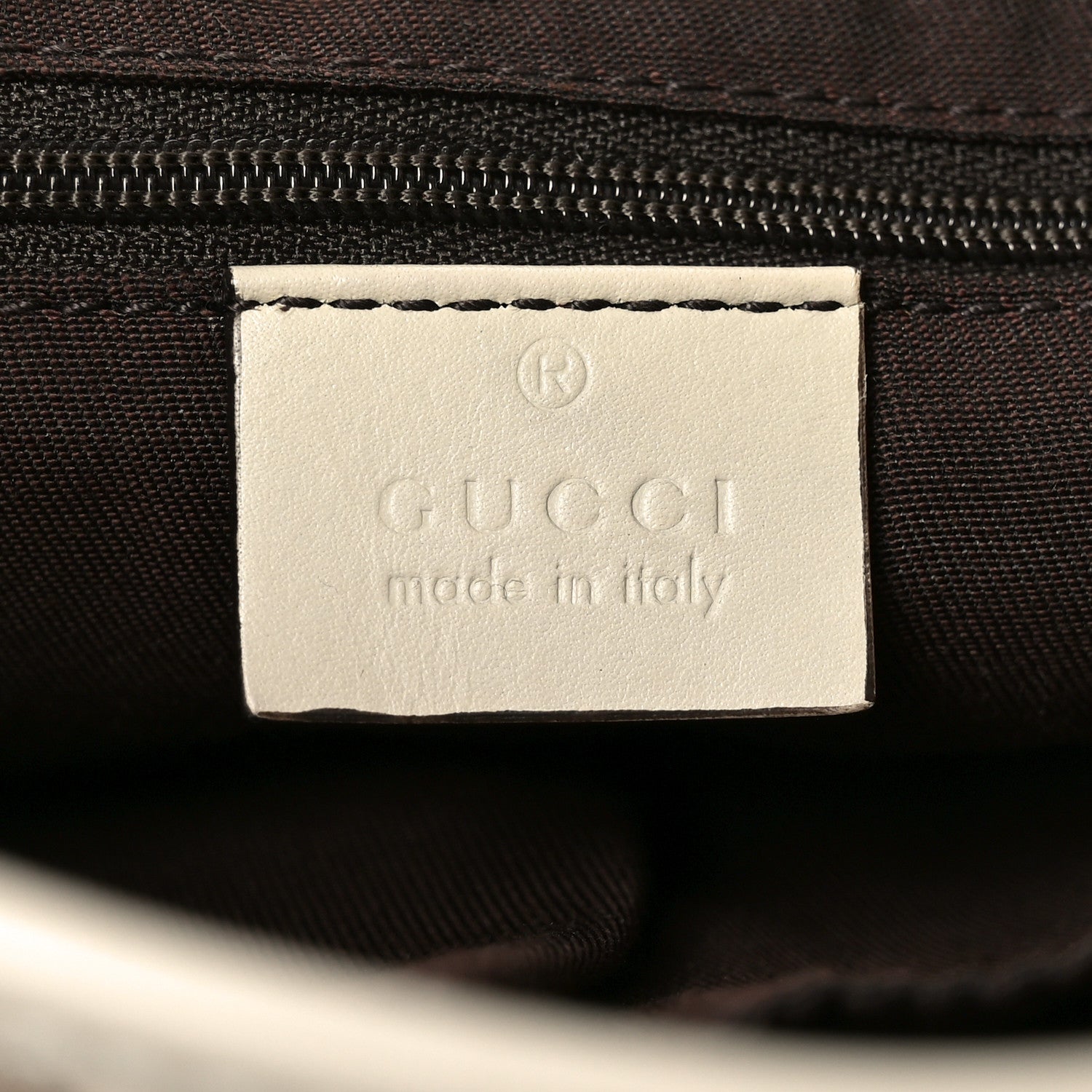 Gucci Monogram Messenger Bag Off White