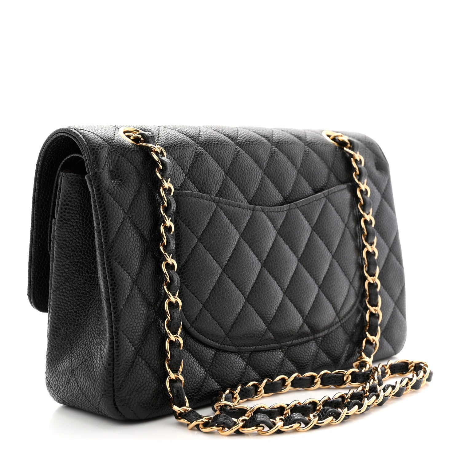 Chanel Caviar Quilted Medium Double Flap Black