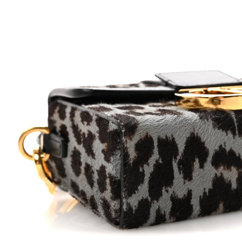 Christian Dior Pony Hair 30 Montaigne Box Bag Blue
