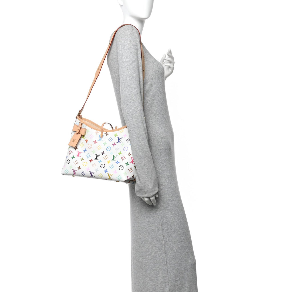 Louis Vuitton LV X TM Monogram Multicolor CarryAll PM White