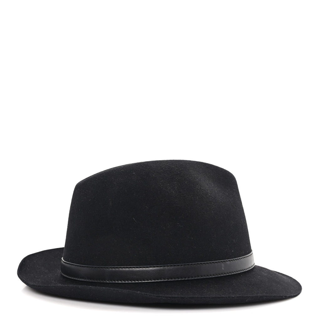 Gucci Felt Horsebit Hat L Black