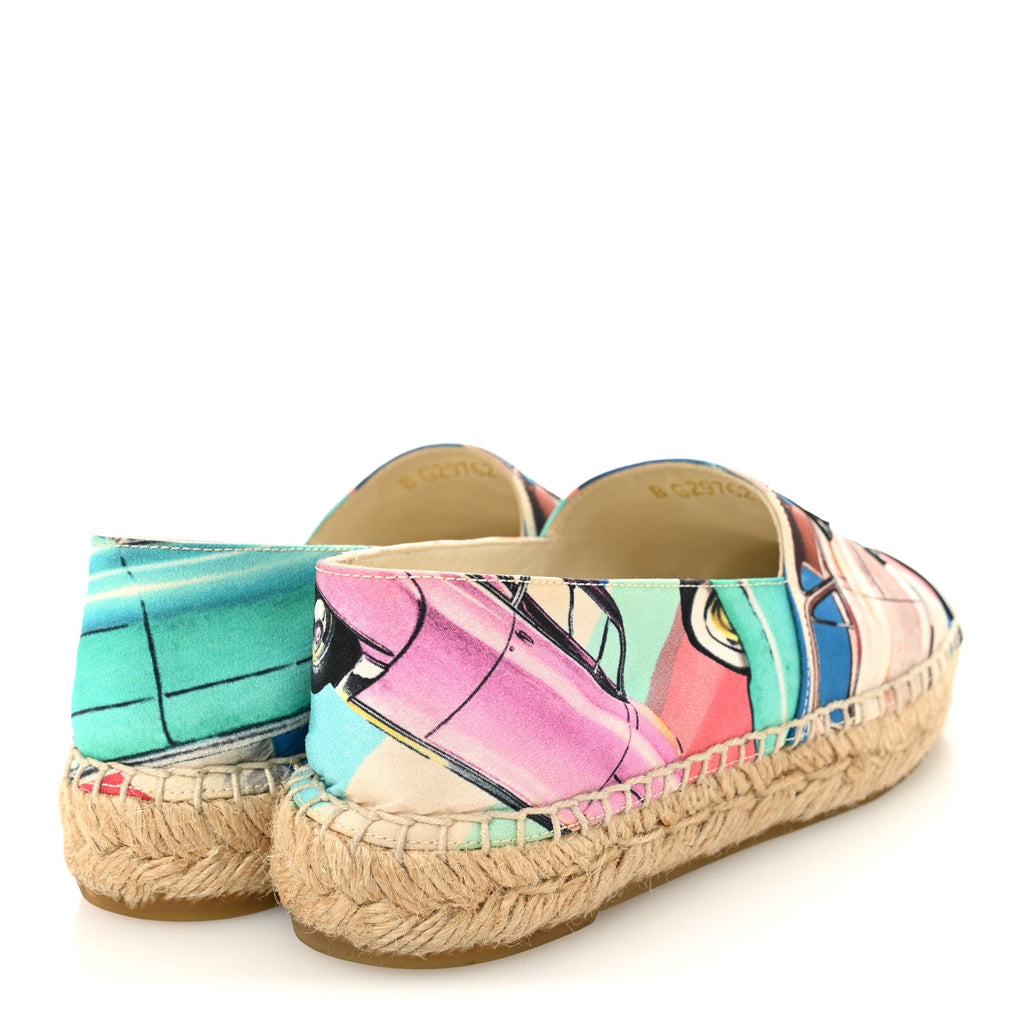 Fabric Patent CC Espadrilles 35 Multicolor Black