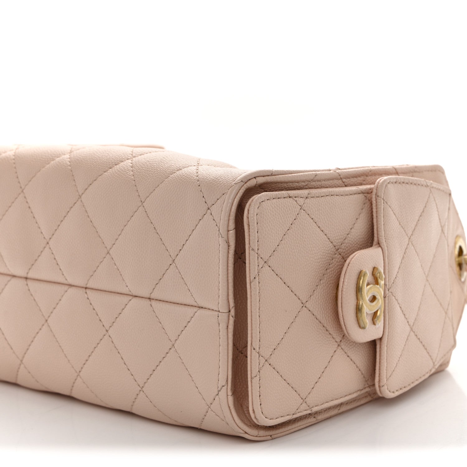 Chanel Caviar Quilted Mini Chanel 25 Handbag Light Pink