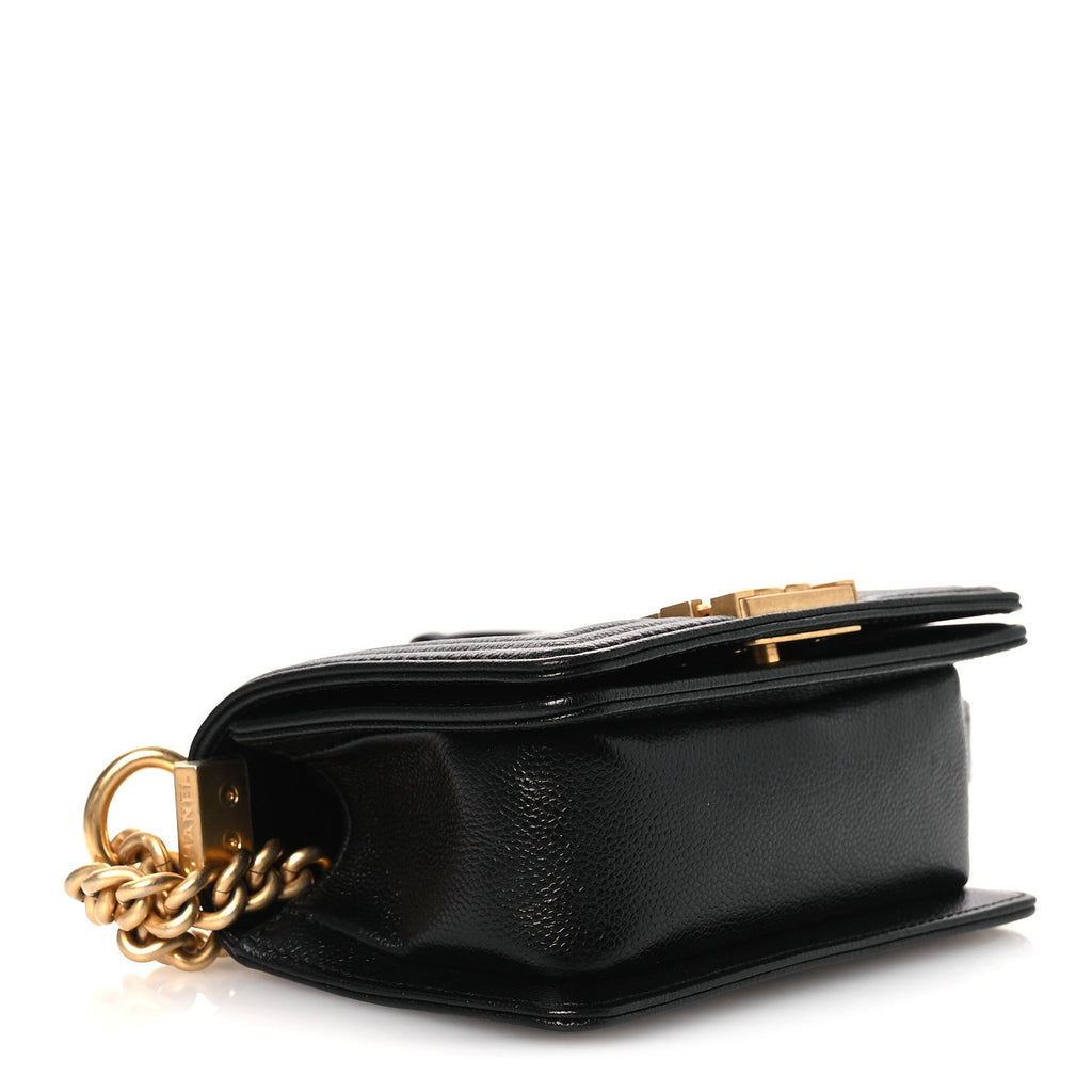 Chanel Caviar Quilted Mini Boy Flap Black