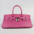 Hermes Birkin 42cm Togo Leather Handbags 6109 Peach Silver