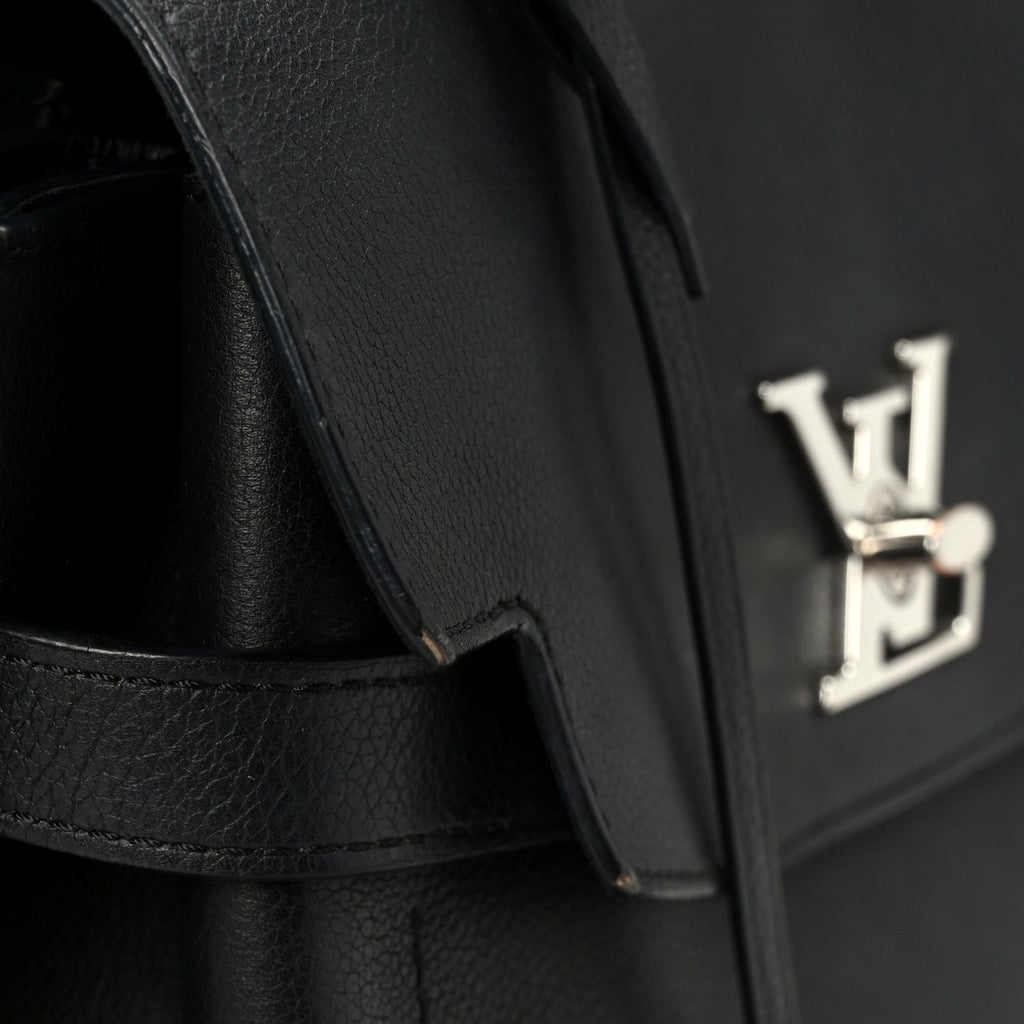 Louis Vuitton Soft Calfskin My Lockme Top Handle Black