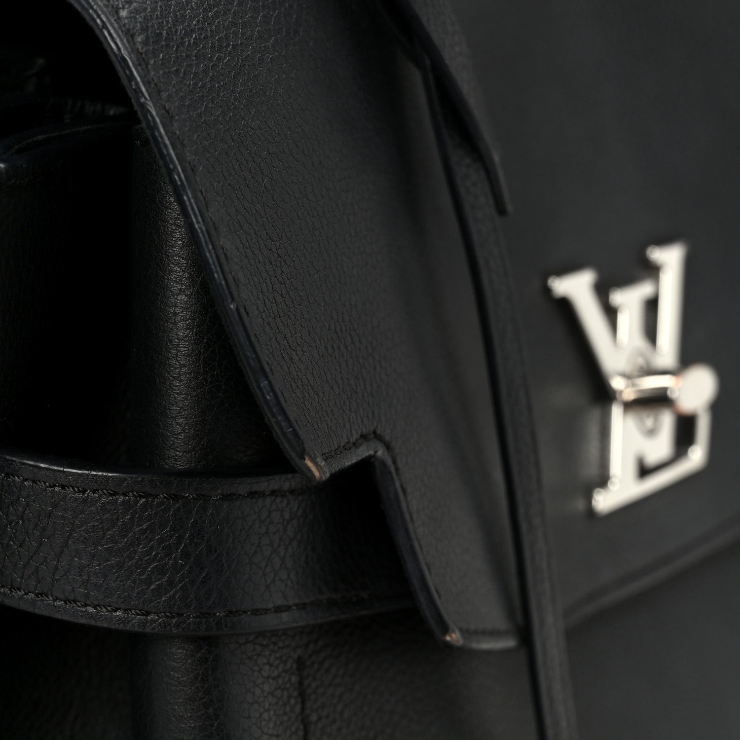 Louis Vuitton Soft Calfskin My Lockme Top Handle Black