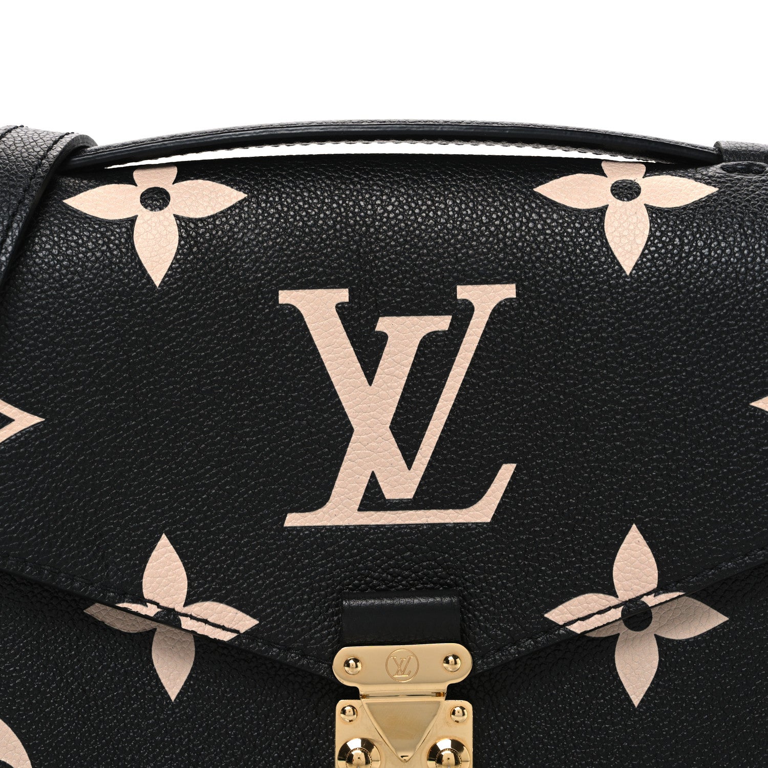 Louis Vuitton Empreinte Monogram Giant Pochette Metis Black Beige