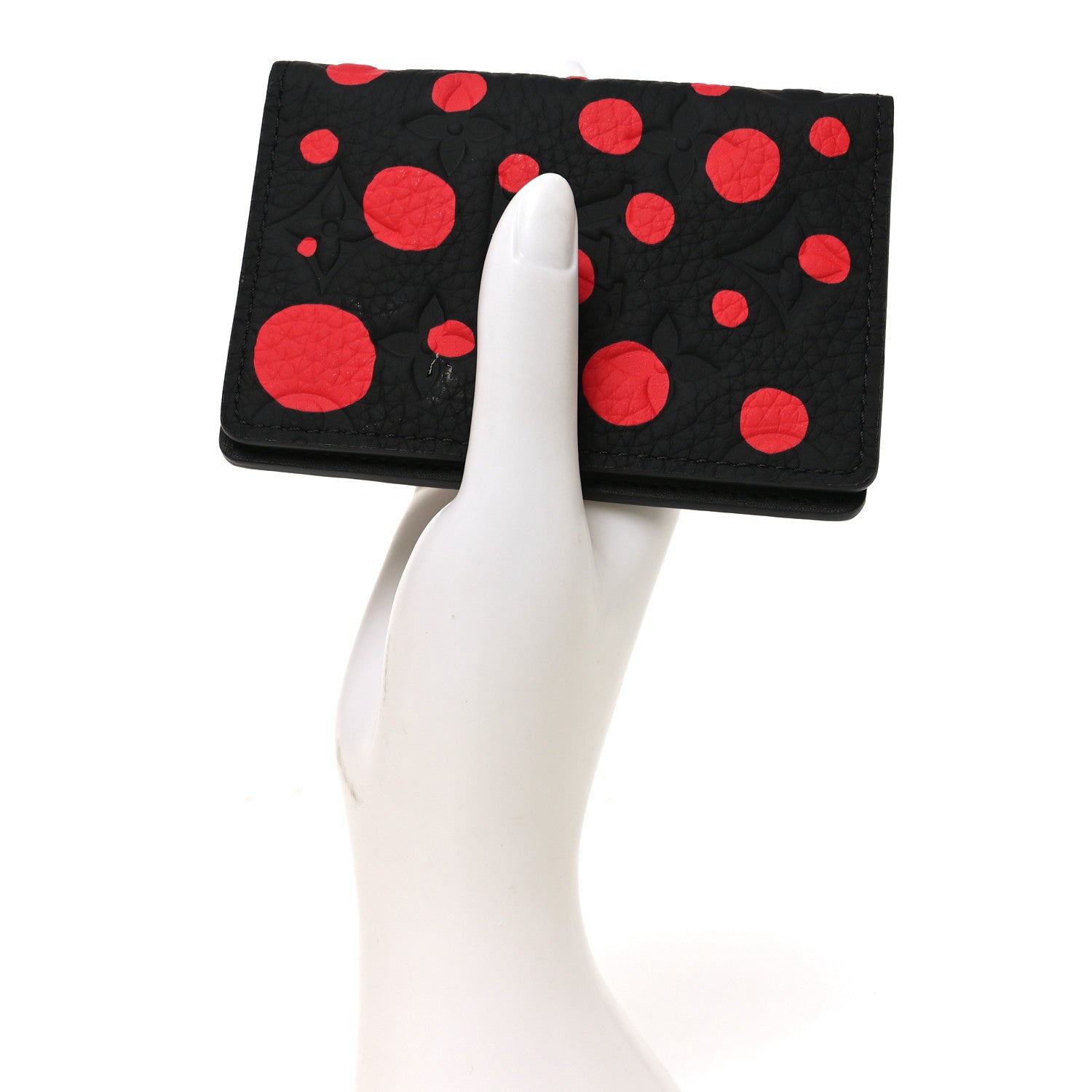 Louis Vuitton LV X YK Empreinte Pocket Organizer Black Red