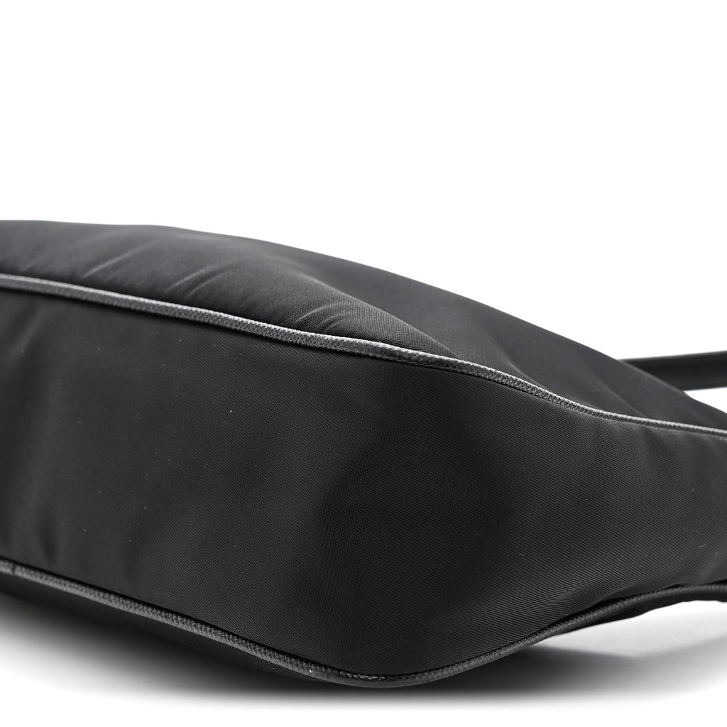 Prada Tessuto Nylon Saffiano Mini Re-Edition 2005 Bag Black
