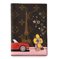 Louis Vuitton Monogram 2019 Christmas Animation Passport Cover Rouge