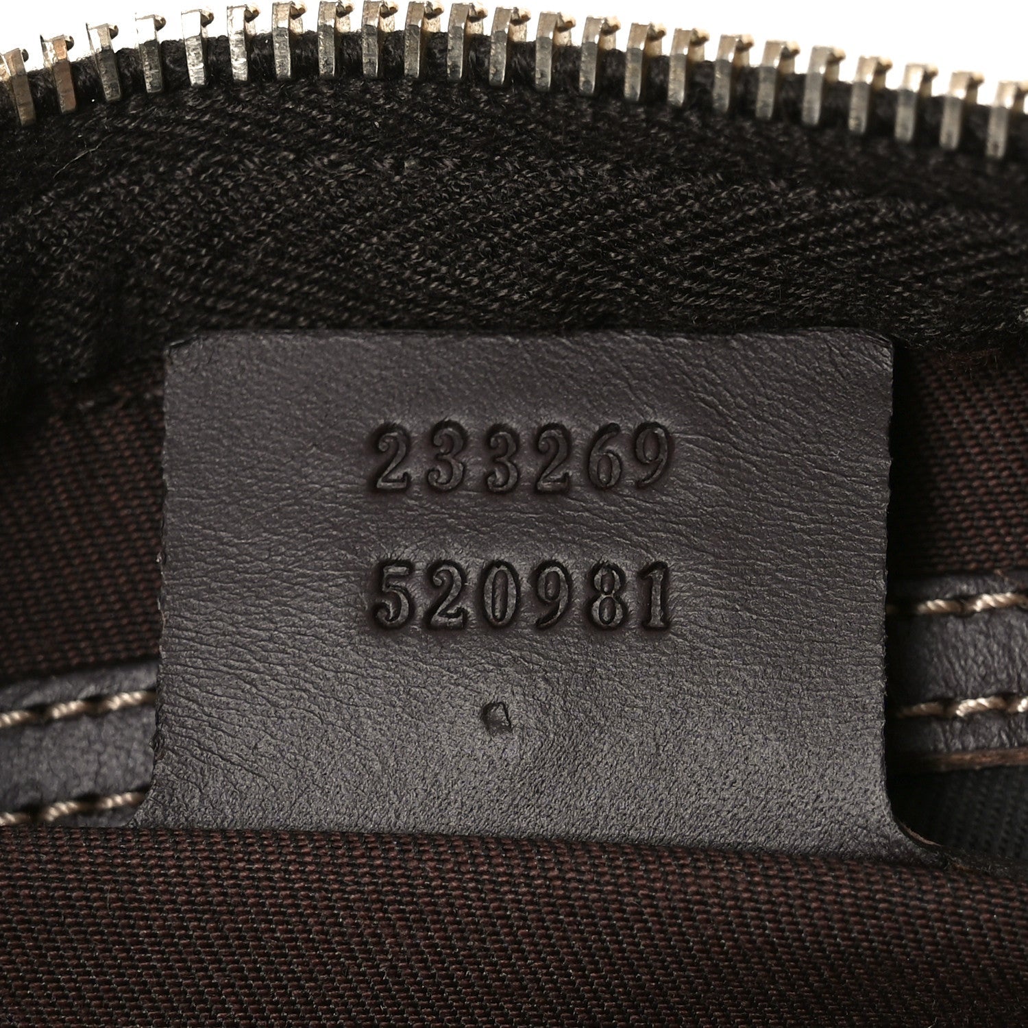 Gucci GG Supreme Monogram Belt Bag Dark Brown
