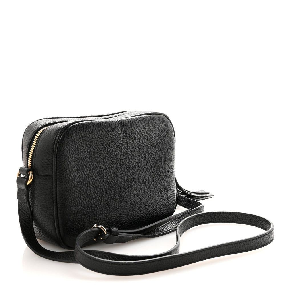 Gucci Pebbled Calfskin Small Soho Disco Bag Black