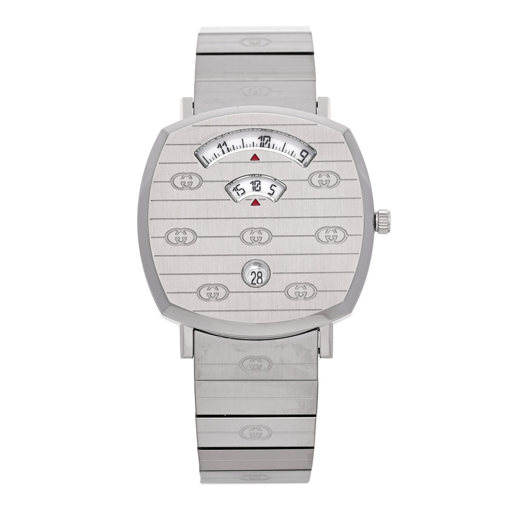 Gucci Stainless Steel 38mm Grip Quartz Watch