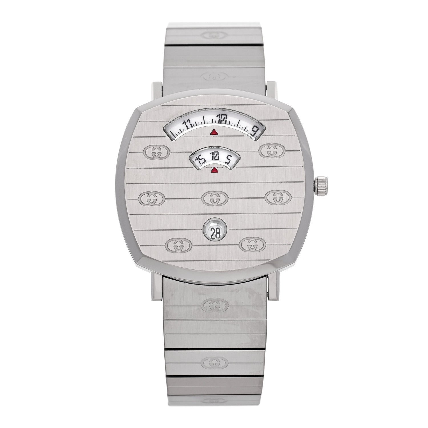 Gucci Stainless Steel 38mm Grip Quartz Watch