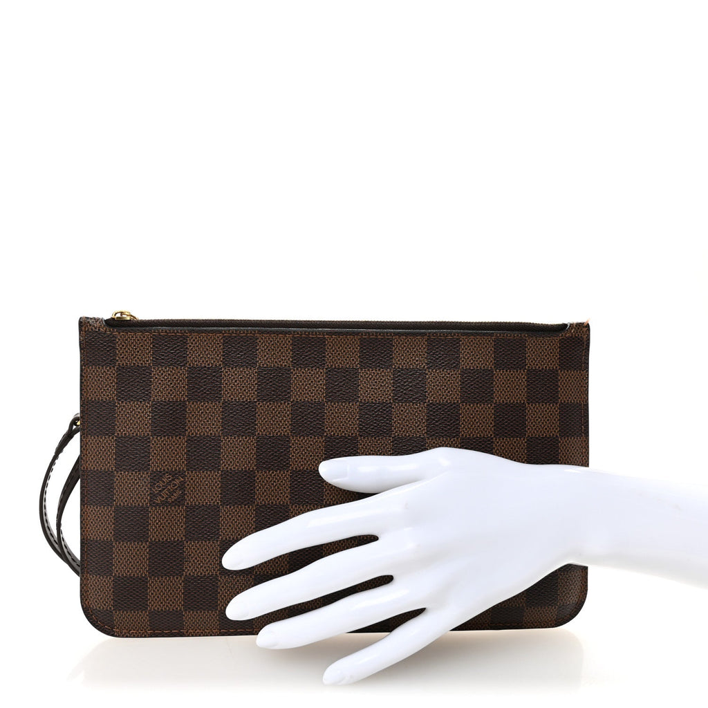 Louis Vuitton Damier Ebene Neverfull MM GM Pochette