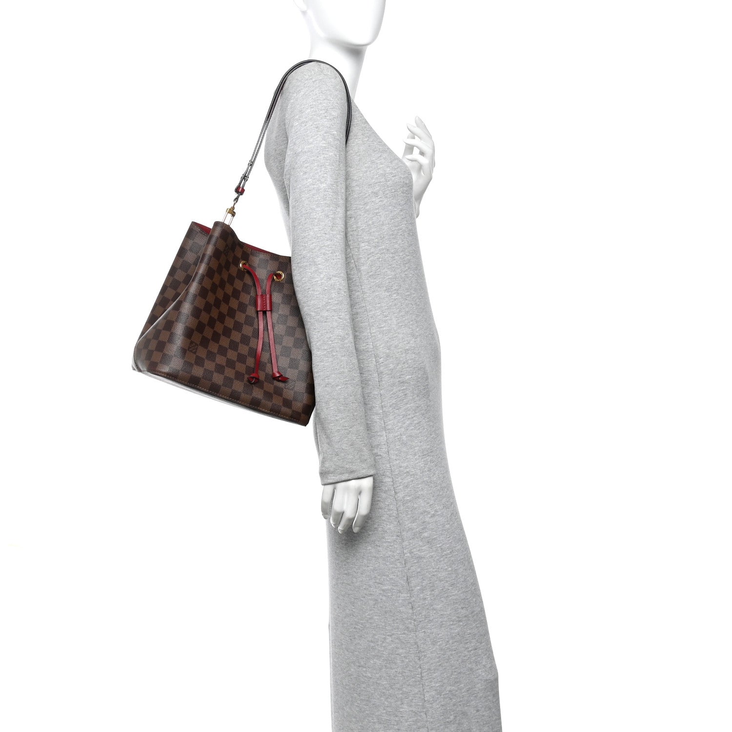 Louis Vuitton Damier Ebene Neonoe MM Cherry Berry