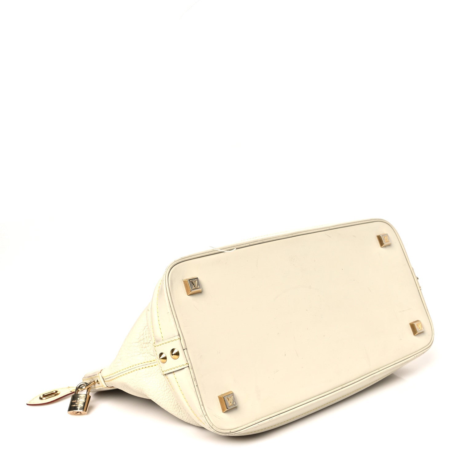 Louis Vuitton Suhali Lockit MM White