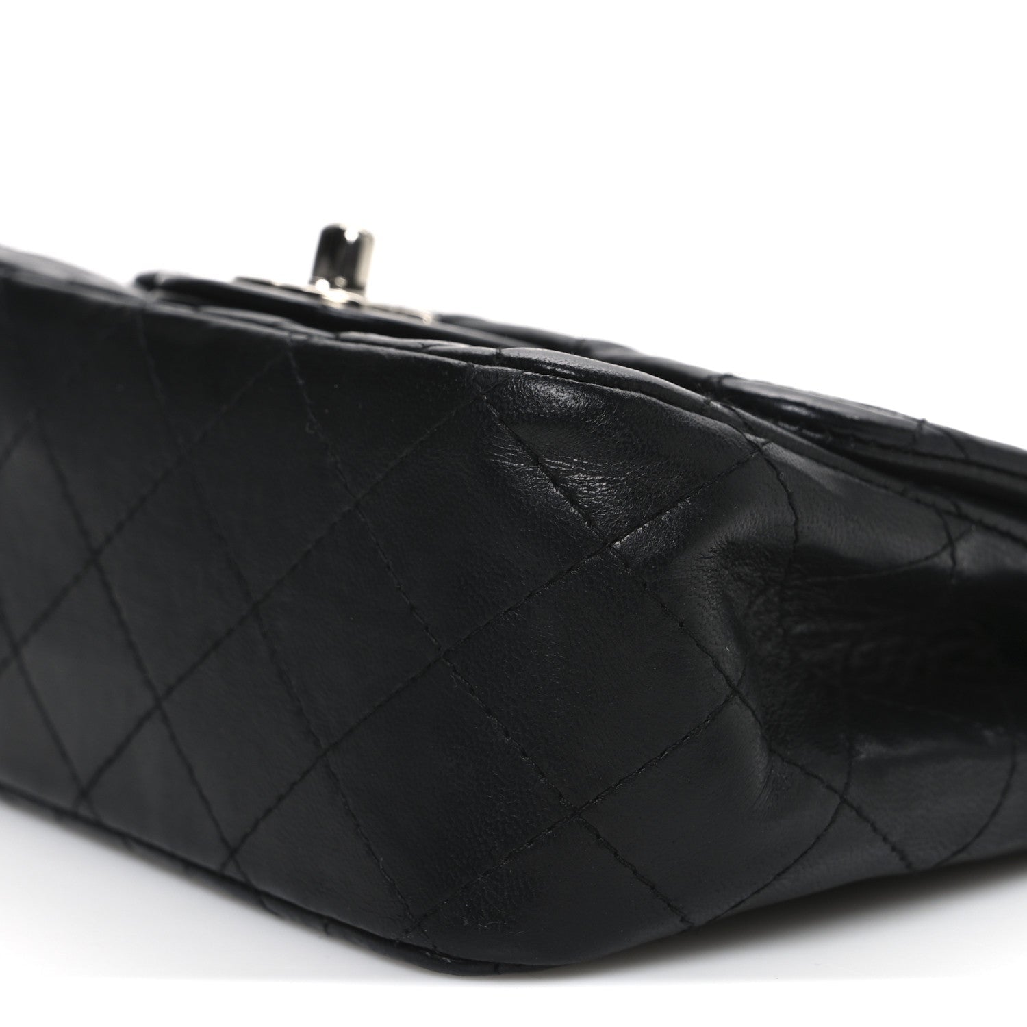 Chanel Lambskin Quilted Mini Square Flap Black