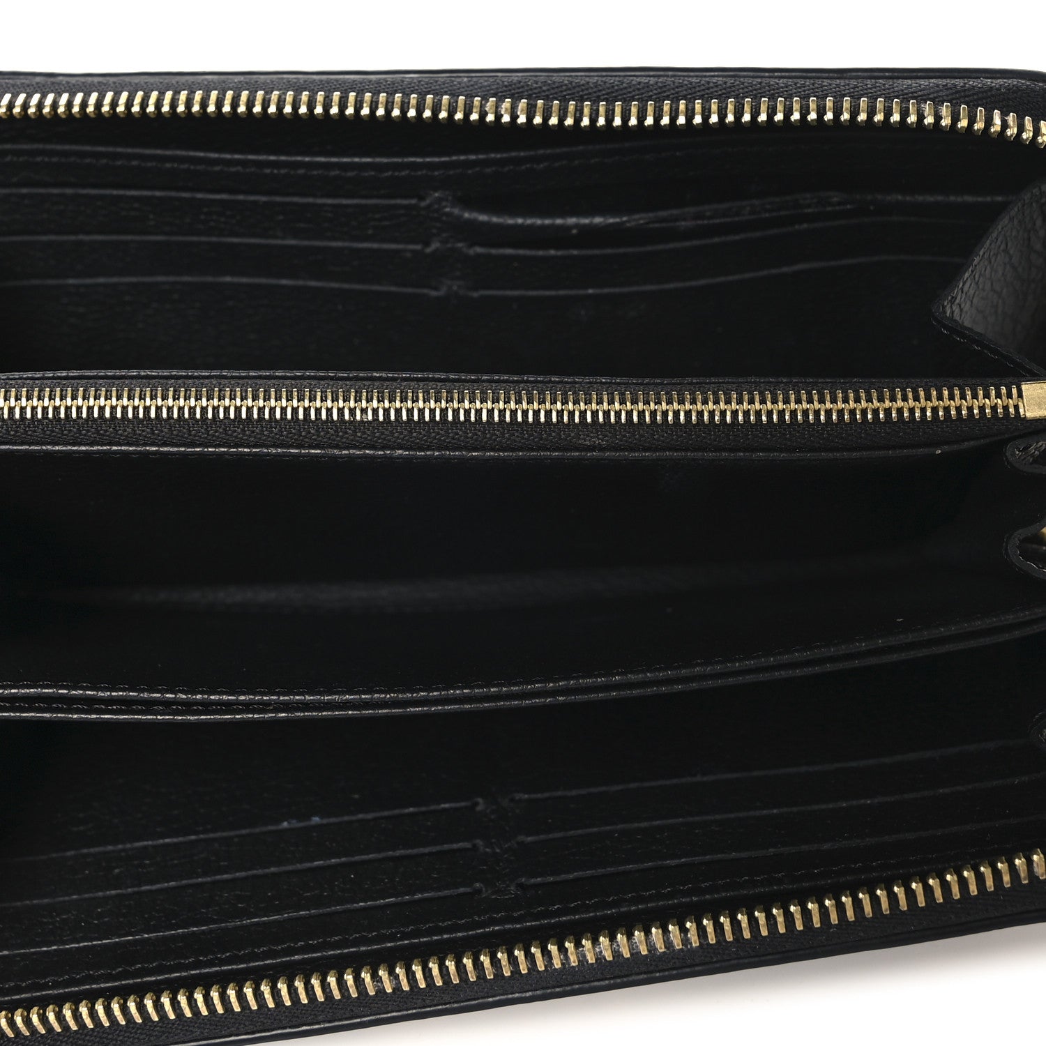 Louis Vuitton Empreinte Monogram Giant Zippy Wallet Black Beige