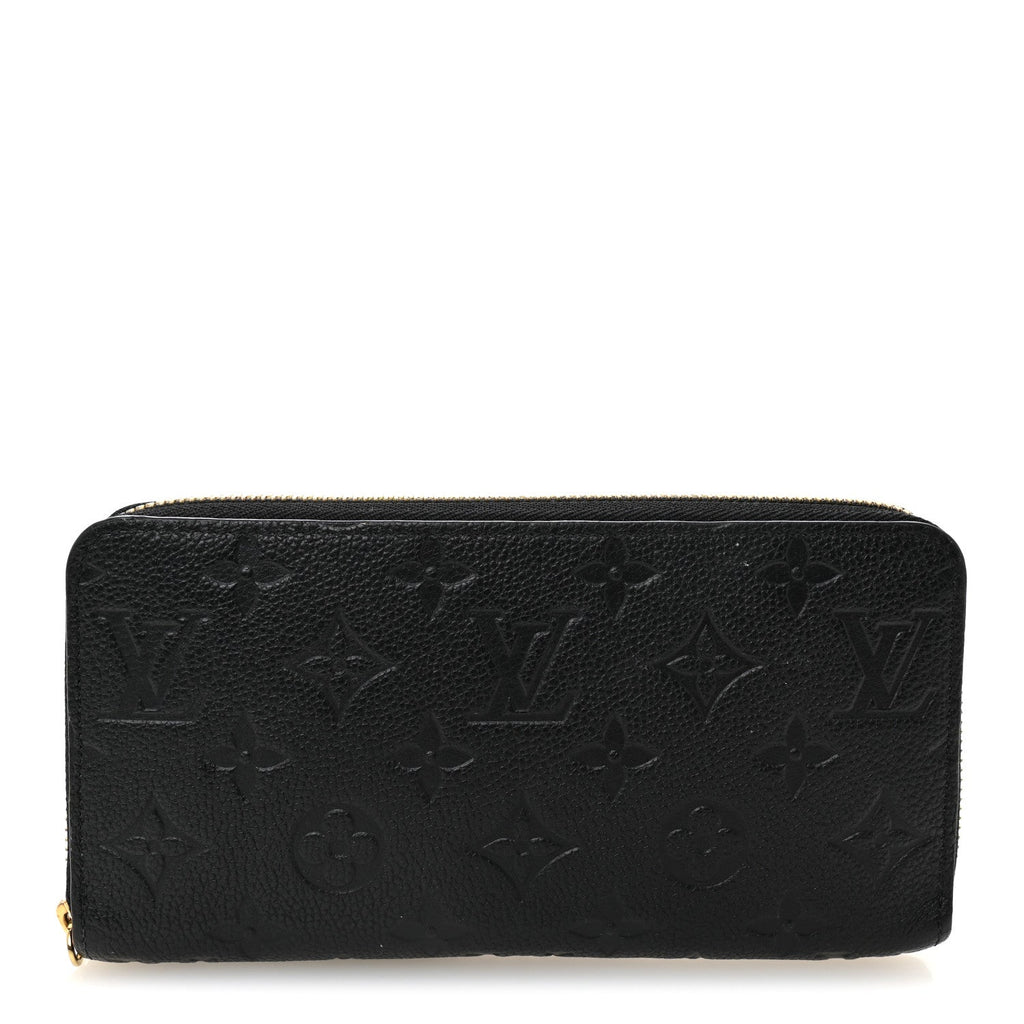 Louis Vuitton Empreinte Zippy Wallet Black