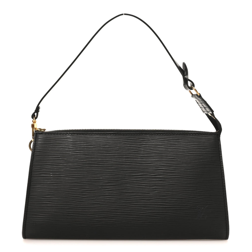 Louis Vuitton Epi Pochette Accessories 24 Black