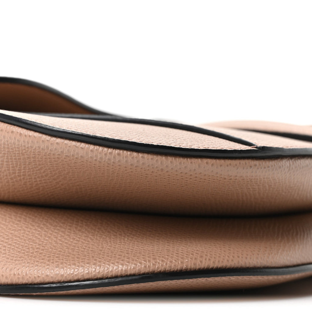 Christian Dior Grained Calfskin Saddle Bag Fard