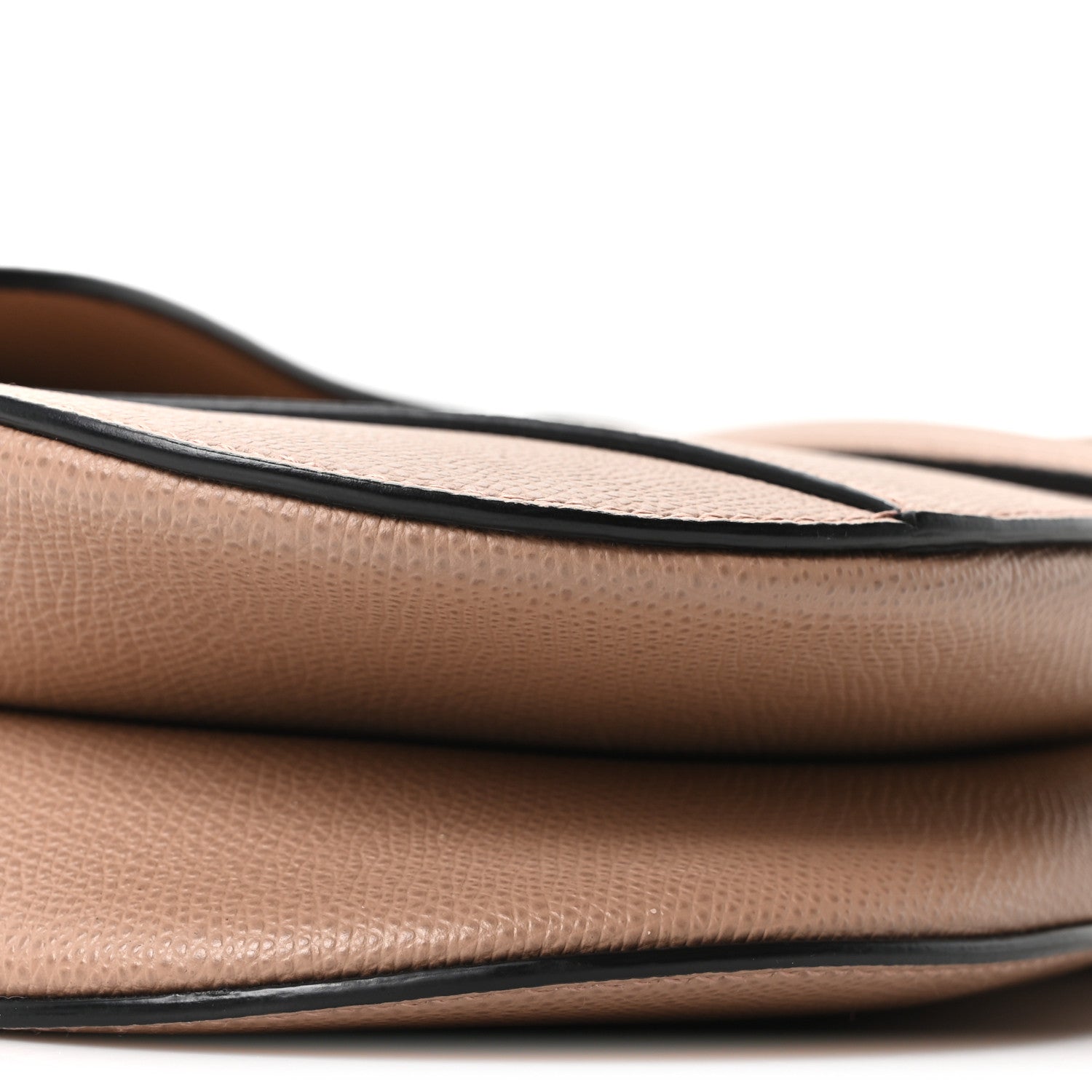Christian Dior Grained Calfskin Saddle Bag Fard