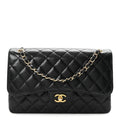 Chanel Caviar Quilted Jumbo Double Flap Black