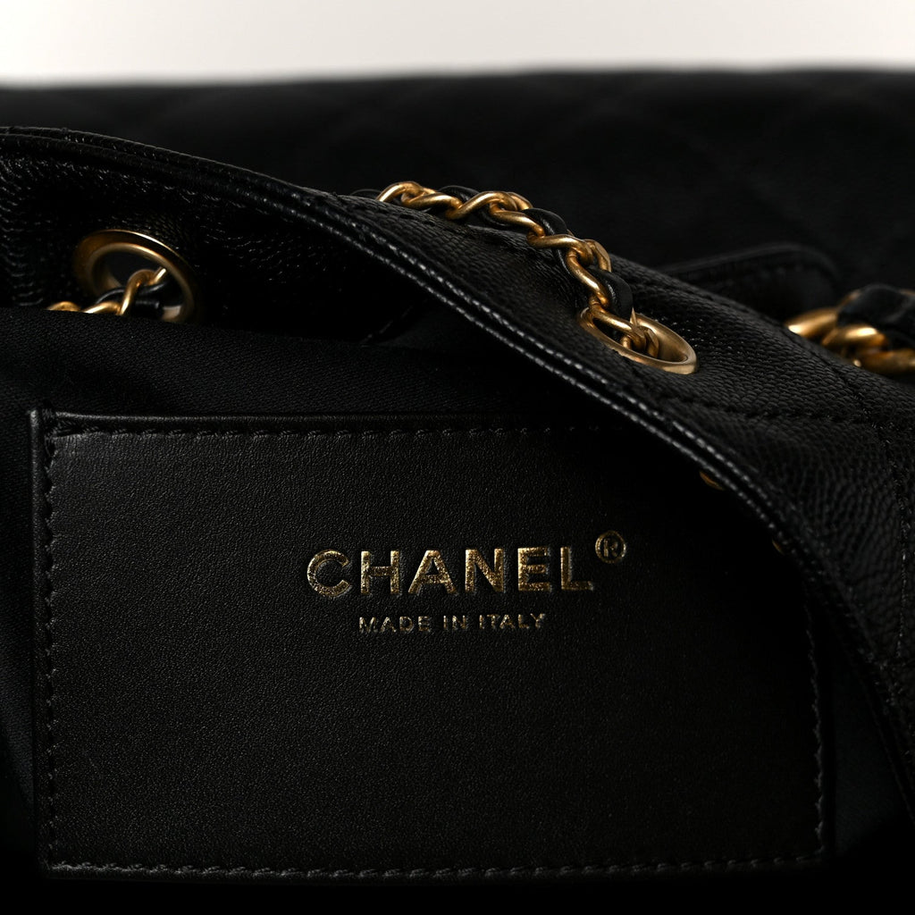 Chanel Caviar Quilted Medium Chanel 25 Handbag Black