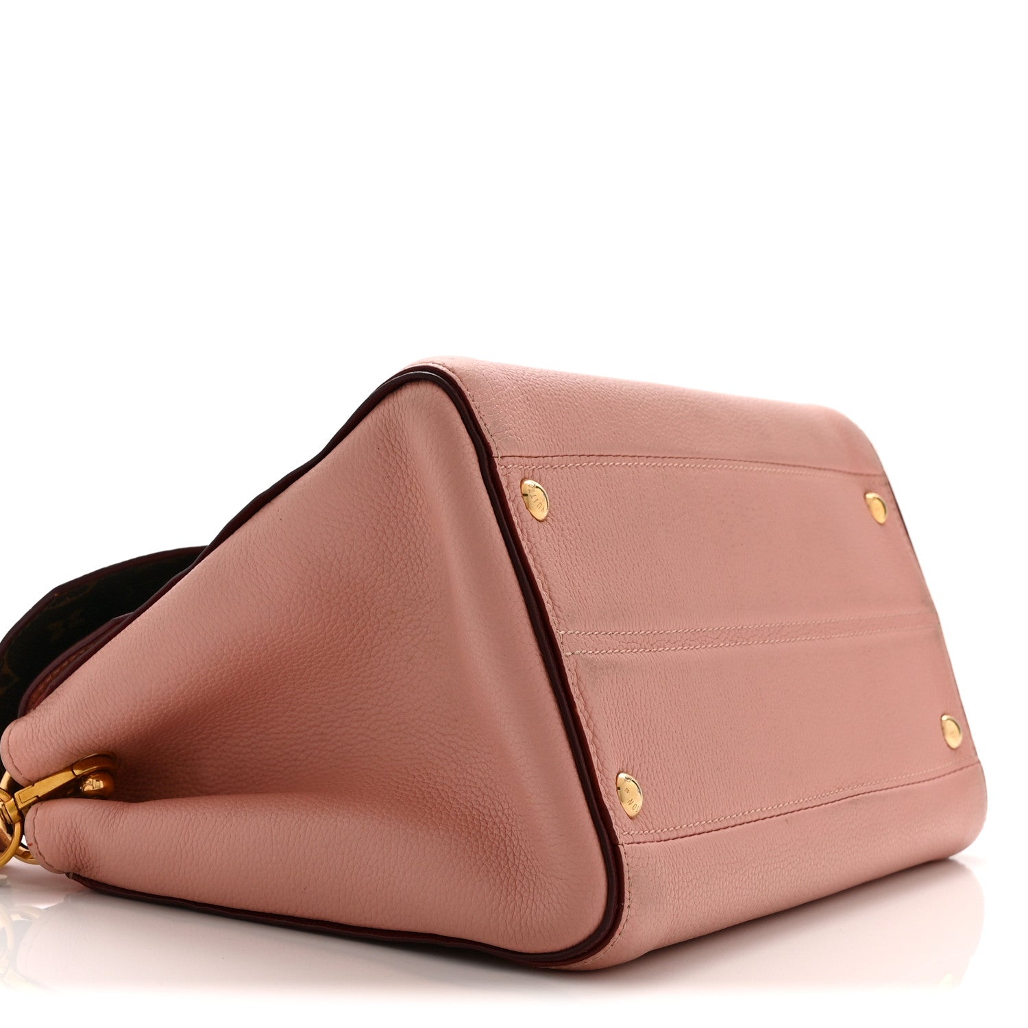 Louis Vuitton Grained Calfskin Monogram Double V Rose Poudre