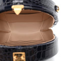 Louis Vuitton Crocodile Petite Boite Chapeau Navy