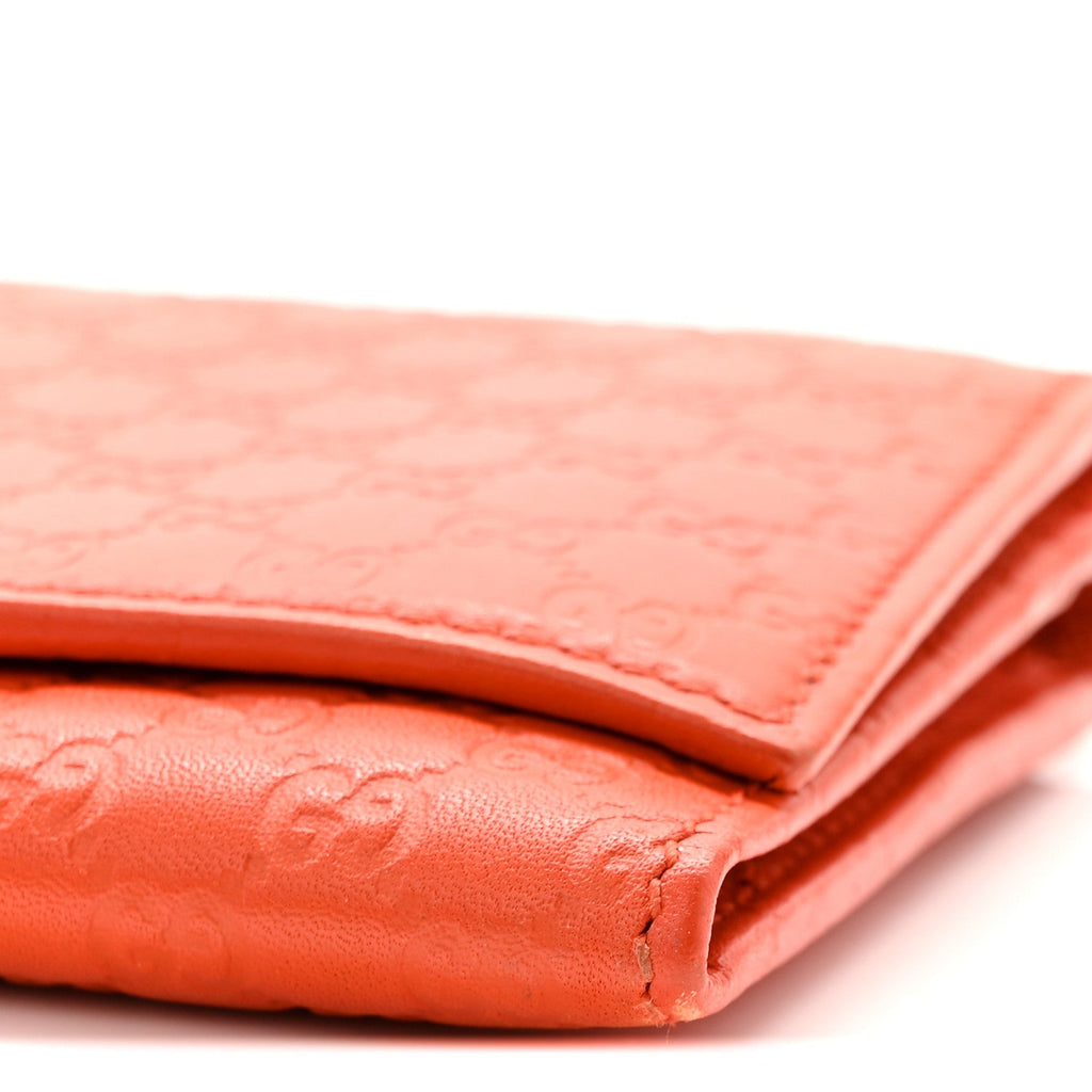 Gucci Soft Microguccissima Continental Wallet Sun Orange