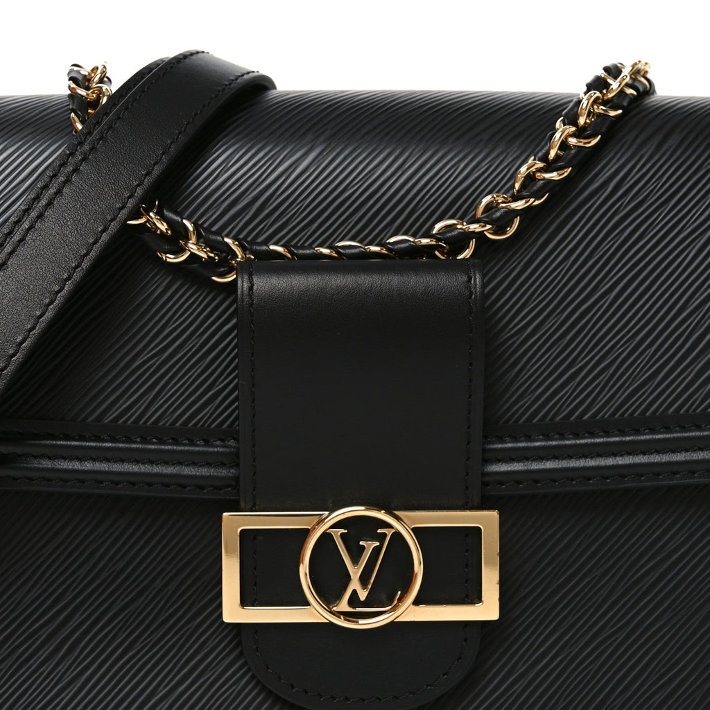 Louis Vuitton Epi Dauphine MM Black